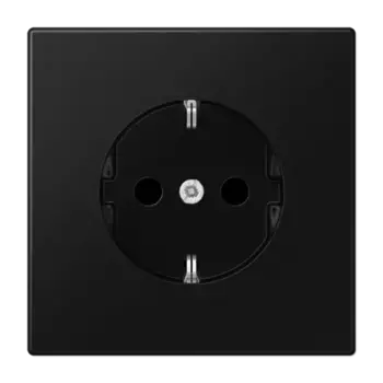 Розетка 2K+З со шторками Jung LS1520KISWM