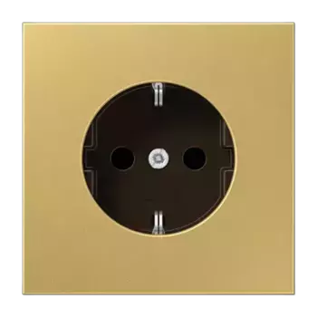 Розетка 2K+З со шторками Jung ME1520KIC