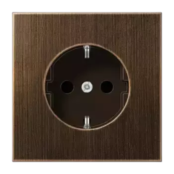 Розетка 2K+З со шторками Jung ME1521KIAT