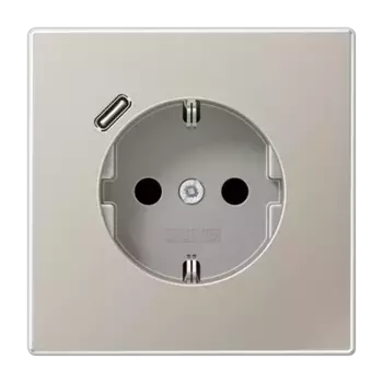 Розетка 2K+З USB Typ C Jung ES1520-18C