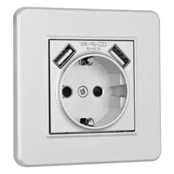 Розетка Arte Milano SET16-1-47-1 silver