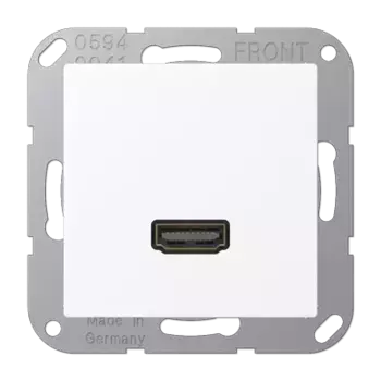 Розетка HDMI Jung MAA1112WWM