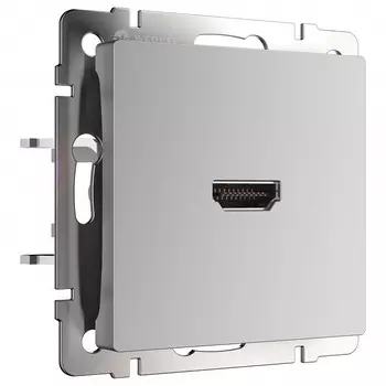 Розетка HDMI Werkel серебряный WL06-60-11 4690389110993