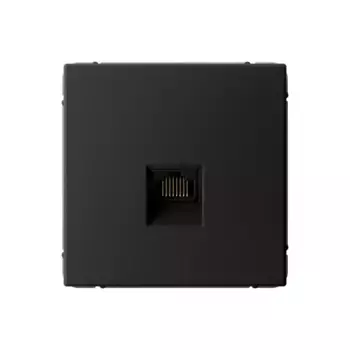 Розетка компьютерная RJ45, кат. 5е Systeme Electric ArtGallery Карбон GAL001083