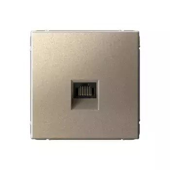 Розетка компьютерная RJ45 Systeme Electric ArtGallery Шампань кат. 5е GAL000583