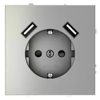 Розетка с USB, А+А Voltum S70 VLS040405