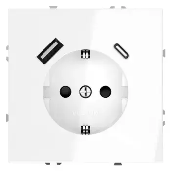 Розетка с USB, A+C Voltum S70 VLS040501