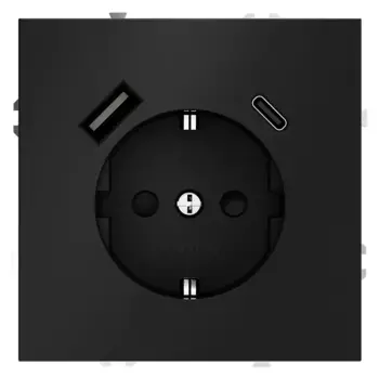 Розетка с USB, A+C Voltum S70 VLS040508