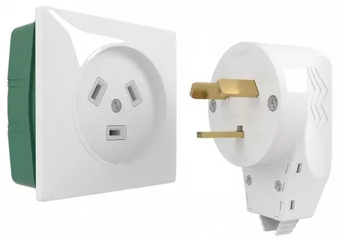 Розетка с вилкой для электроплиты Werkel 250V 32A белый W1189201 4690389170805