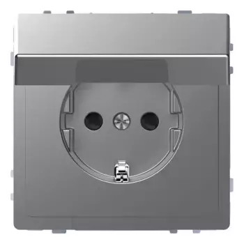 Розетка Schneider Electric Merten D-Life 16A с/з и крышкой MTN2310-6036