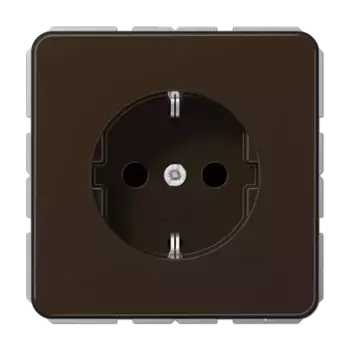 Розетка штепсельная Schuko Jung CD1520BFBR