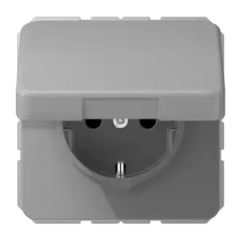 Розетка штепсельная Schuko Jung CD1520BFKIKLGR