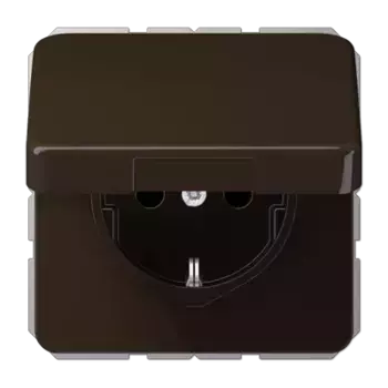 Розетка штепсельная Schuko Jung CD1520BFKLBR