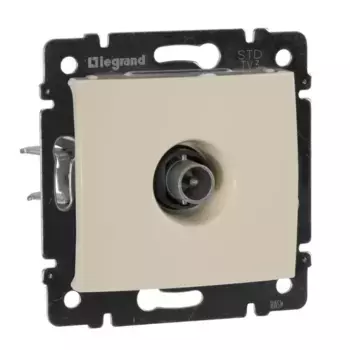 Розетка TV проходная Legrand Valena слоновая кость 774331