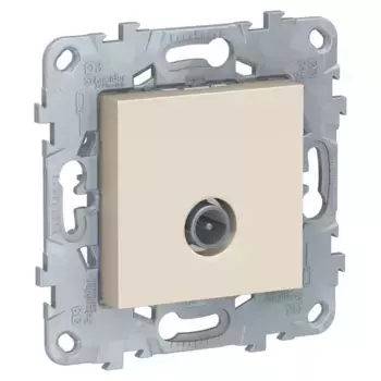 Розетка TV проходная Schneider Electric Unica New NU546344