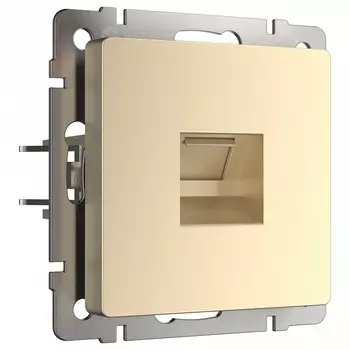 Розетка Werkel Ethernet RJ-45 шампань W1181011 4690389157479