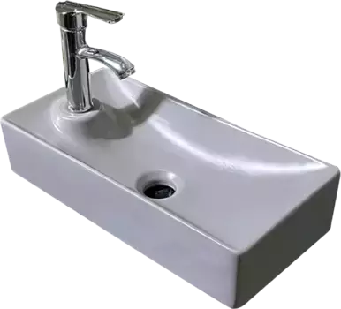 Раковина маленькая в туалет SantiLine SL-2009RMG