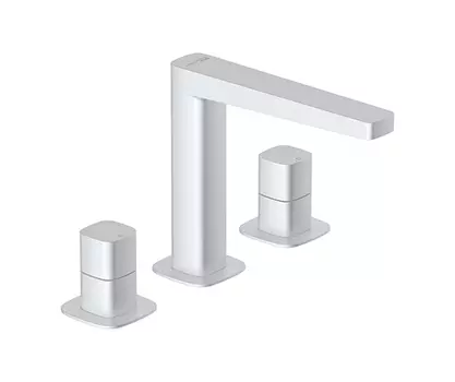 Смеситель для раковины Wasserkraft Saale 9535 белый soft-touch