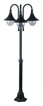 Садово-парковый светильник Arte Lamp Malaga A1086PA-3BG