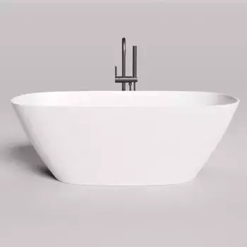 Salini SOFIA Ванна отдельностоящая 1700x800 мм, донный клапан "Up&Down", сифон, слив-перелив, мат-л: S-Stone, матовый, белый. Фурнитура: белая.