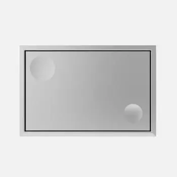 SANIT Панель управления SWING, рамка цвет хром/клавиша цвет хром