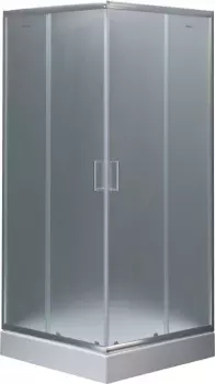 SE-800S Душ. Ограждение квадрат 80х80х185, стекло 4 мм, прозр. (270064)