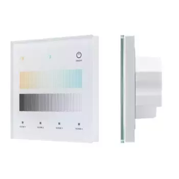 Сенсорная панель Arlight SMART-DALI-301-11-1G-4SC-MIX-IN White (BUS/24V, Touch, 2.4G) 046551