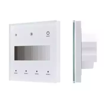 Сенсорная панель Arlight SMART-DALI-301-11-1G-4SC-DIM-IN White (BUS/24V, Touch, 2.4G) 046549