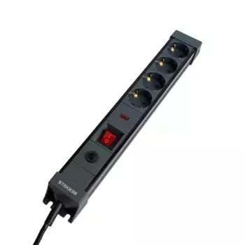 Сетевой фильтр 4-местный с/з Stekker Techno HM22-41-03 50157