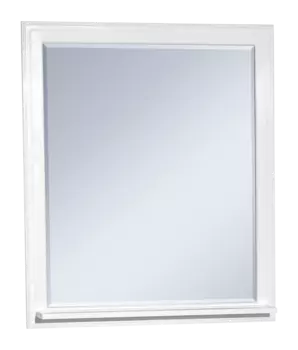 Зеркало с полкой Misty Шармель 80 белое с полкой