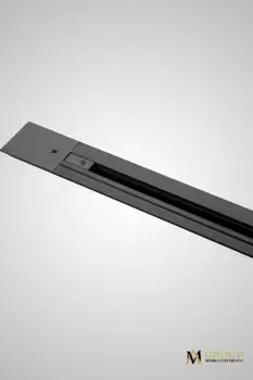 Шинопровод однофазный встраиваемый AM Group AM177V BK 1.5M