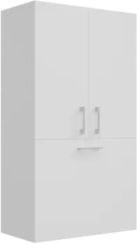 Шкаф над стиральной машиной DIWO Суздаль 60 с корзиной, белый