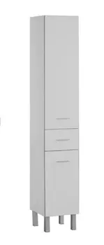 Шкаф пенал для ванной Aquanet Верона 35 R напольный, белый