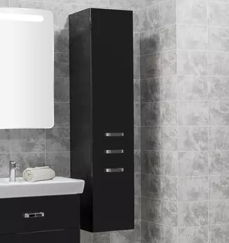 Шкаф-пенал AQUATON Америна чёрный