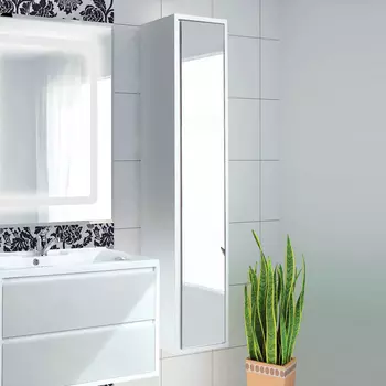 Шкаф-пенал Aquaton Римини 30 белый глянец