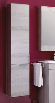 Шкаф-пенал Aqwella Brig 30 подвесной, седой дуб