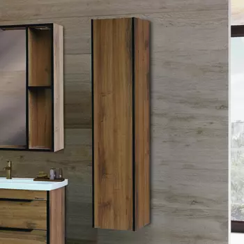 Шкаф пенал для ванной Bellezza Бруно L, табакко