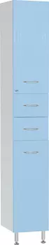 Шкаф-пенал Bellezza Уют 30 R голубой