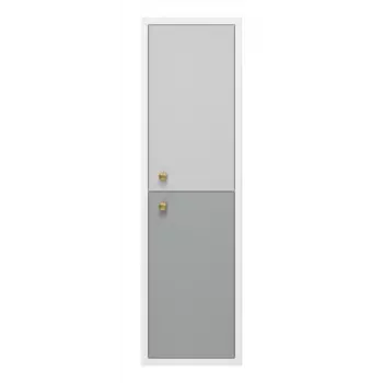 Шкаф пенал для ванной Brevita 50 оттенков серого Анастейша R