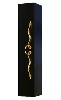 Шкаф-пенал Clarberg Due Amanti 25 см (Due.05.25/BLK/GL)