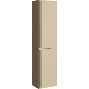 Шкаф-пенал для ванной Aqwella Pure 35 капучино светлый