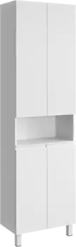 Шкаф-пенал для ванной Aqwella Rodos 55 напольный, белый