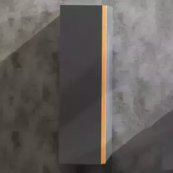 Шкаф пенал для ванной Armadi Art Capolda антрацит