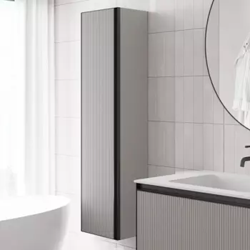 Шкаф-пенал для ванной Armadi Art Quatro luna fuga, профиль anthracite