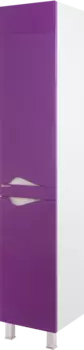 Шкаф пенал для ванной Bellezza Эйфория 35 R фиолетовый