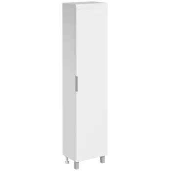 Шкаф-пенал для ванной DIWO Дмитров 45 напольный для xранения, узкий, 45x196x32 см, белый