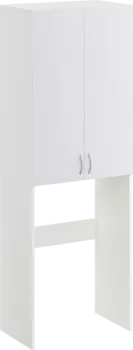 Шкаф-пенал для ванной DIWO Суздаль 66 напольный над стиральной машиной, 66x190x40, белый