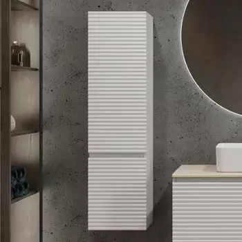 Шкаф пенал для ванной Jorno Cossety 35 белый