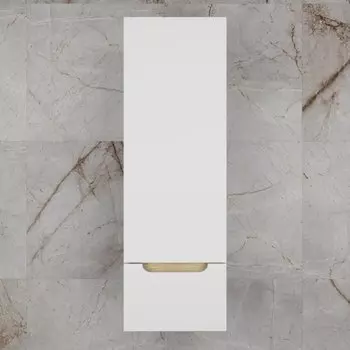 Шкаф-пенал для ванной Style Line Бали 36 подвесной, белый софт