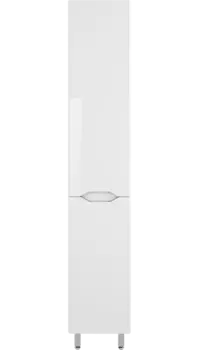 Шкаф пенал для ванной Style Line Марелла 30 L, антискрейтч, белый глянец